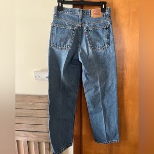 USA LEVI'S 550 VINTAGE Unisex Relaxed Fit  Baggy High Rise Jeans Size W26 L28